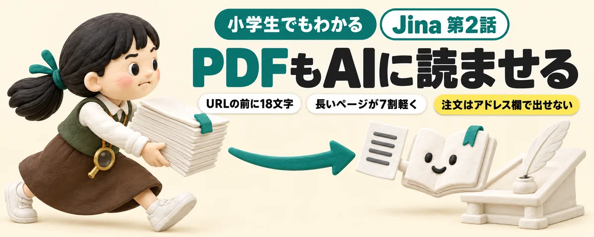 Jina 第2話 PDFもAIに読ませる!Jina Readerの注文のつけ方