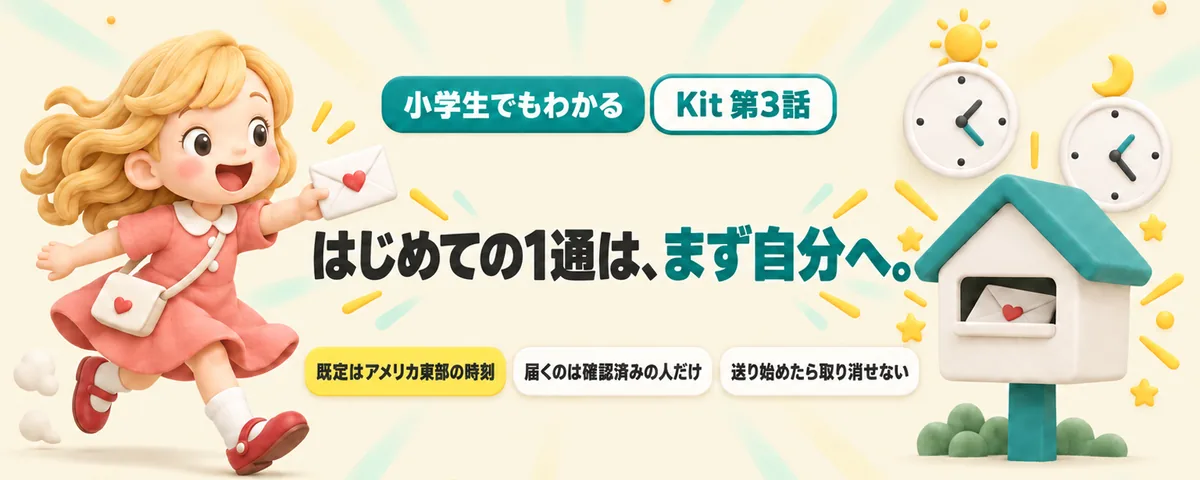 Kit 第3話 Kit(旧ConvertKit)で最初のメルマガを送る!時刻のずれと送りミスを防ぐチェック表