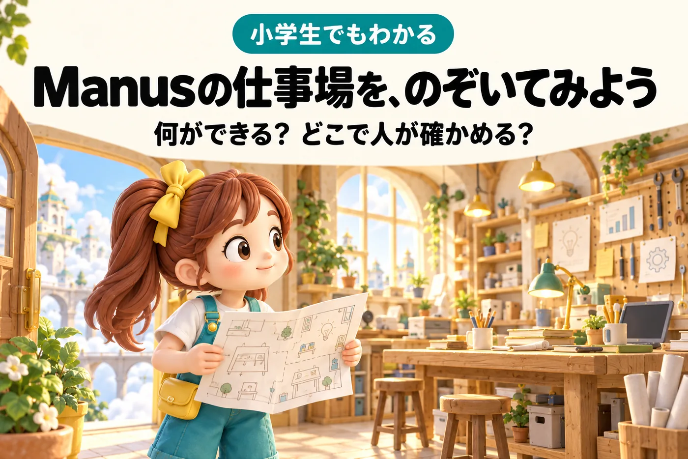 小学生でもわかるManusのイメージ