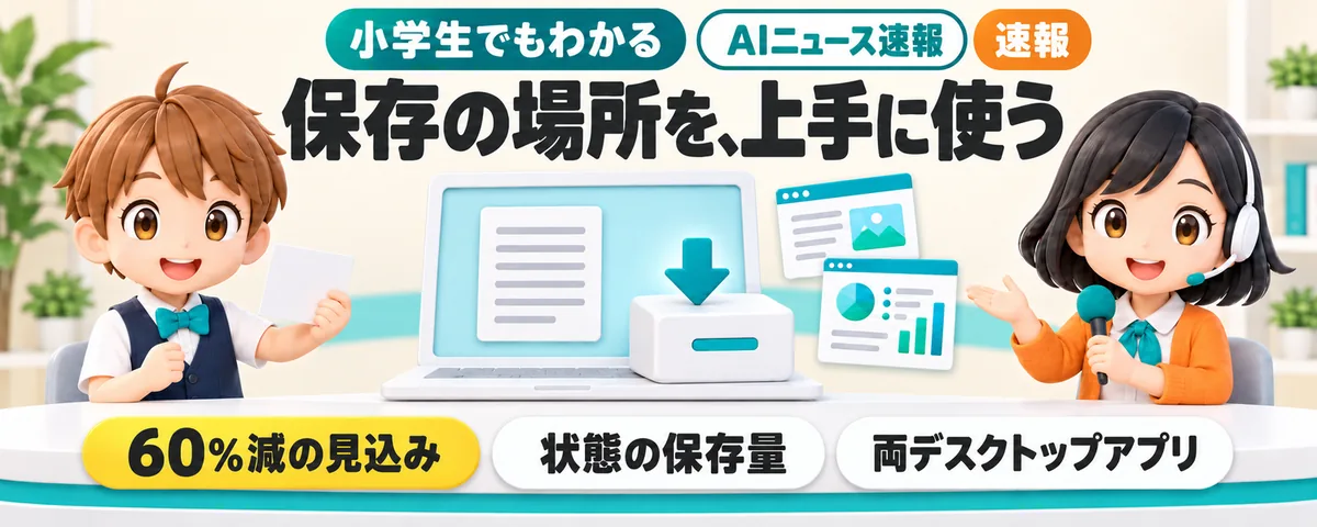 ChatGPTの保存量を削減へ。60％の意味のカバー