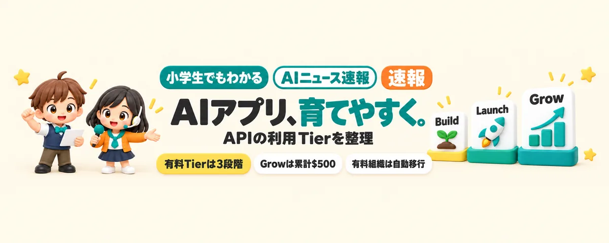 AIアプリの利用上限、広げやすくのカバー