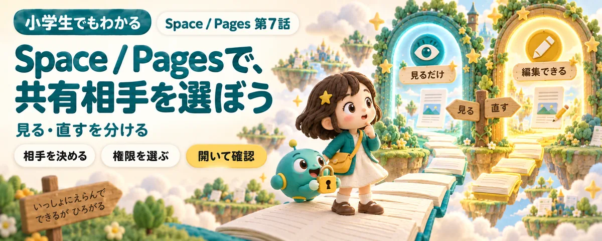 ChatGPT Space / Pages 第7話 ChatGPT Pagesの共有と共同編集!始め方ガイド